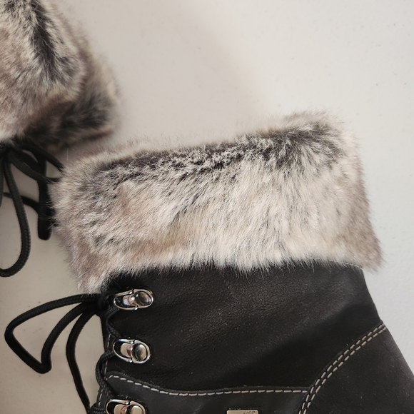 Rieker Remonte Black Waterproof Winter Snow Boots Size 44 EU Size 11.5 - Picture 3 of 10